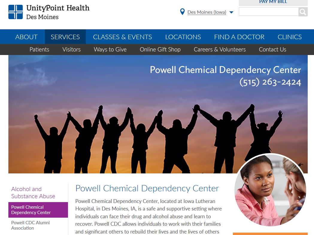 Powell Chemical Dependency Center - Iowa Lutheran Hospital
